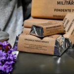 Il packaging del cioccolato militare, prodotto da Fonderia del Cacao, Taste 2018