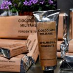 Cioccolato spalmabile ed il cubo di cioccolato militare da Fonderia del Cacao, Taste Firenze 2018