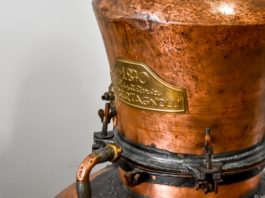 Il vecchio impianto di distillazione della Distilleria Bertagnolli