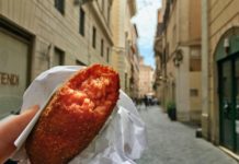 Un supplì vicino a via dei Condotti, proprio dove apparve per la prima volta in un menù, nel 1874