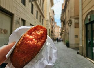 Un supplì vicino a via dei Condotti, proprio dove apparve per la prima volta in un menù, nel 1874