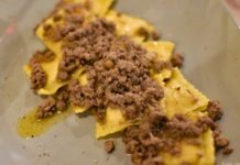 Tortelli di patate al ragù bianco di Chianina, Ristorante Tortello Divino, Arezzo
