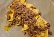 Tortelli di patate al ragù bianco di Chianina, Ristorante Tortello Divino, Arezzo