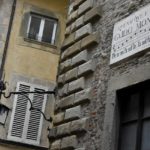 La casa natale di Guido Monaco in Via Cesalpino, Arezzo