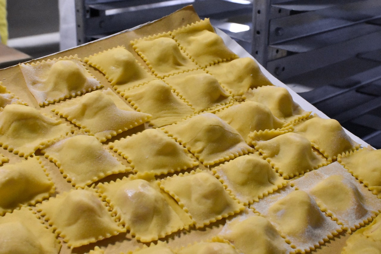 Festa di Santa Cristina Papiano, Tortelli di patate appena fatti