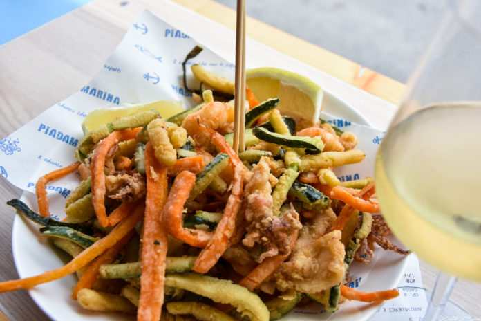 Frittura di Pesce, Piadamarina, porto di Pesaro