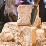 Stand prodotti tipici alla Sagra del Raviolo, Partina, Casentino